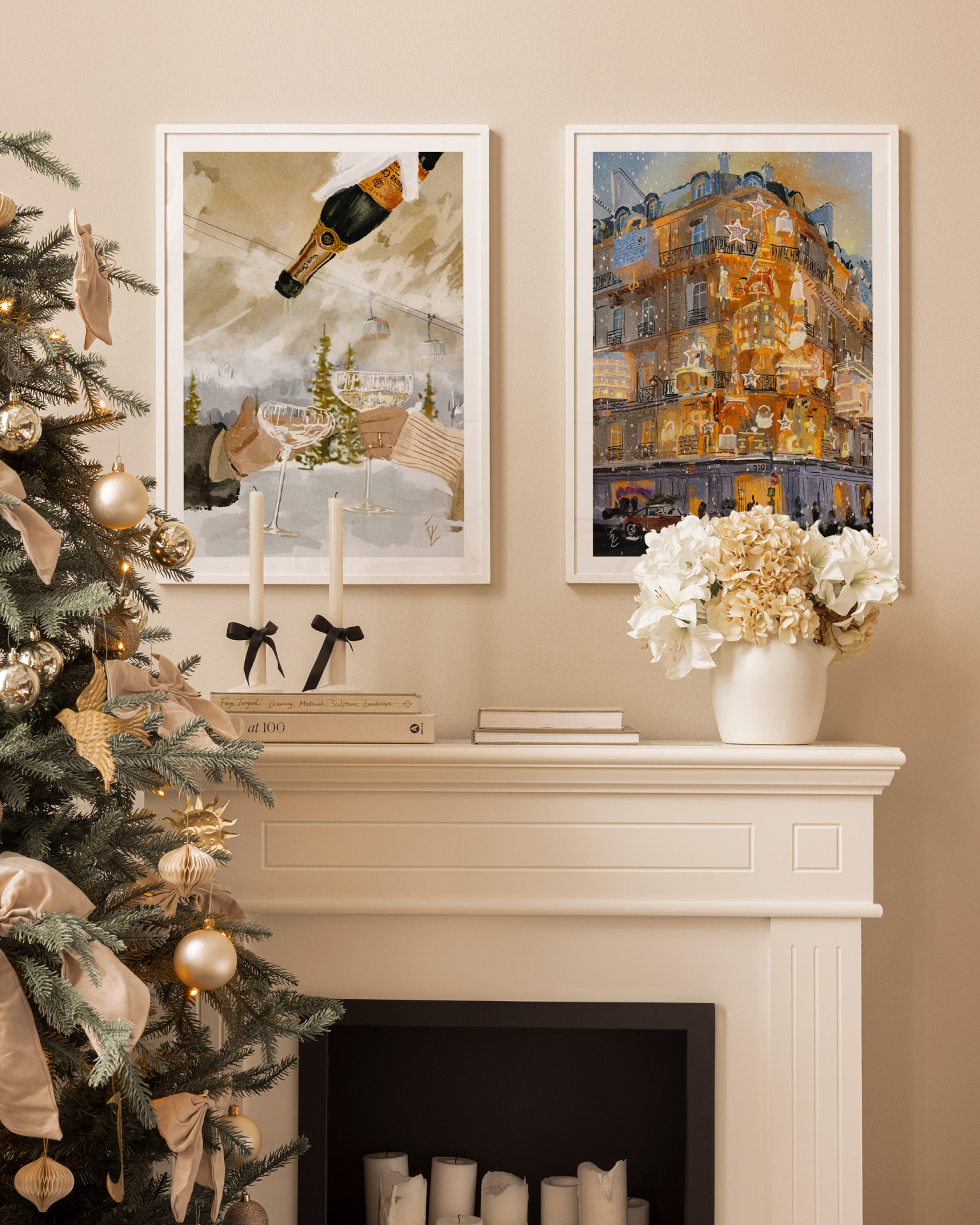  تابلو دکوراتیو دو تکه ( تریپتیک Triptych ) کد 174 