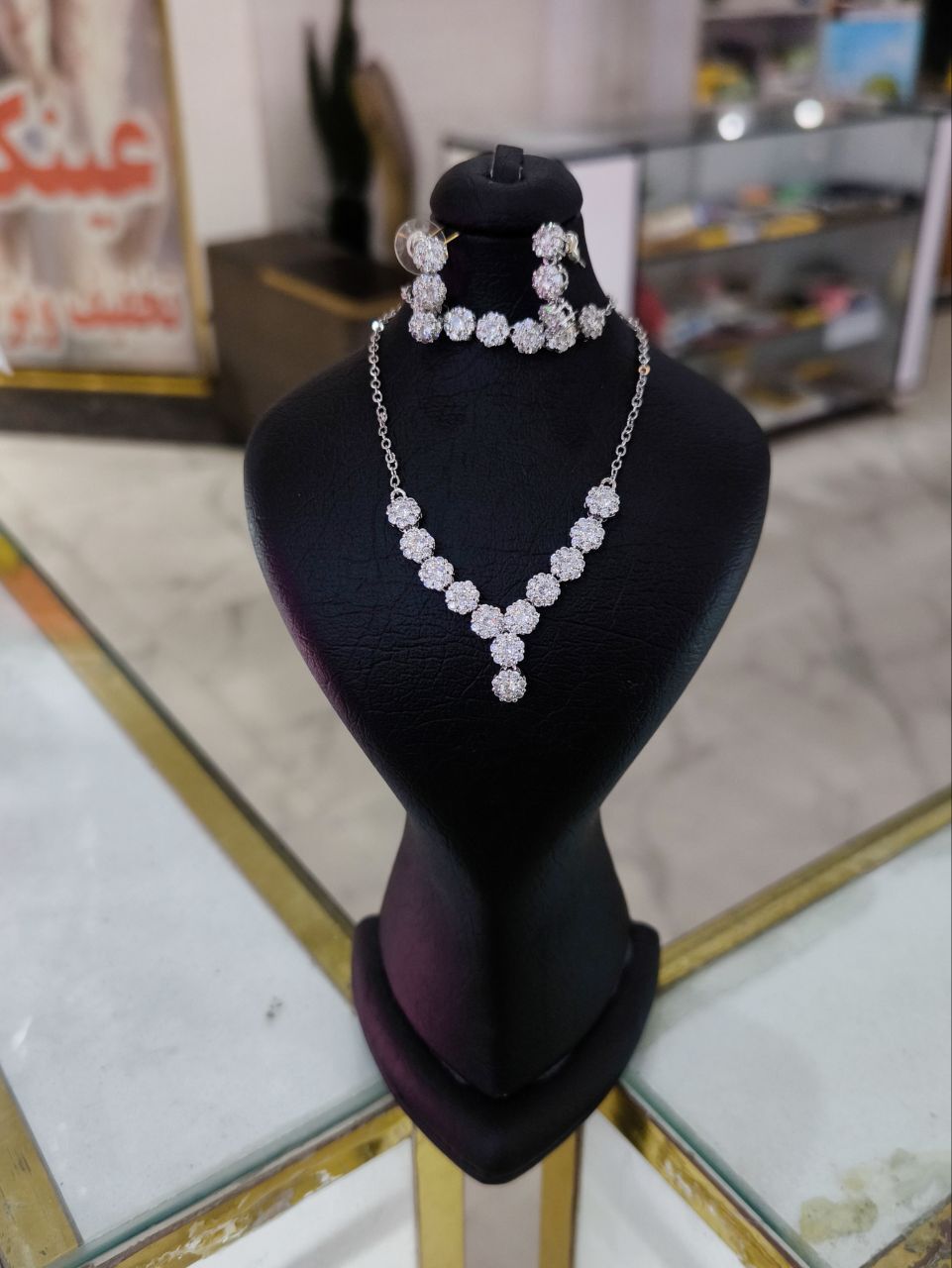  نیم ست جواهری آبکاری رادیوم 