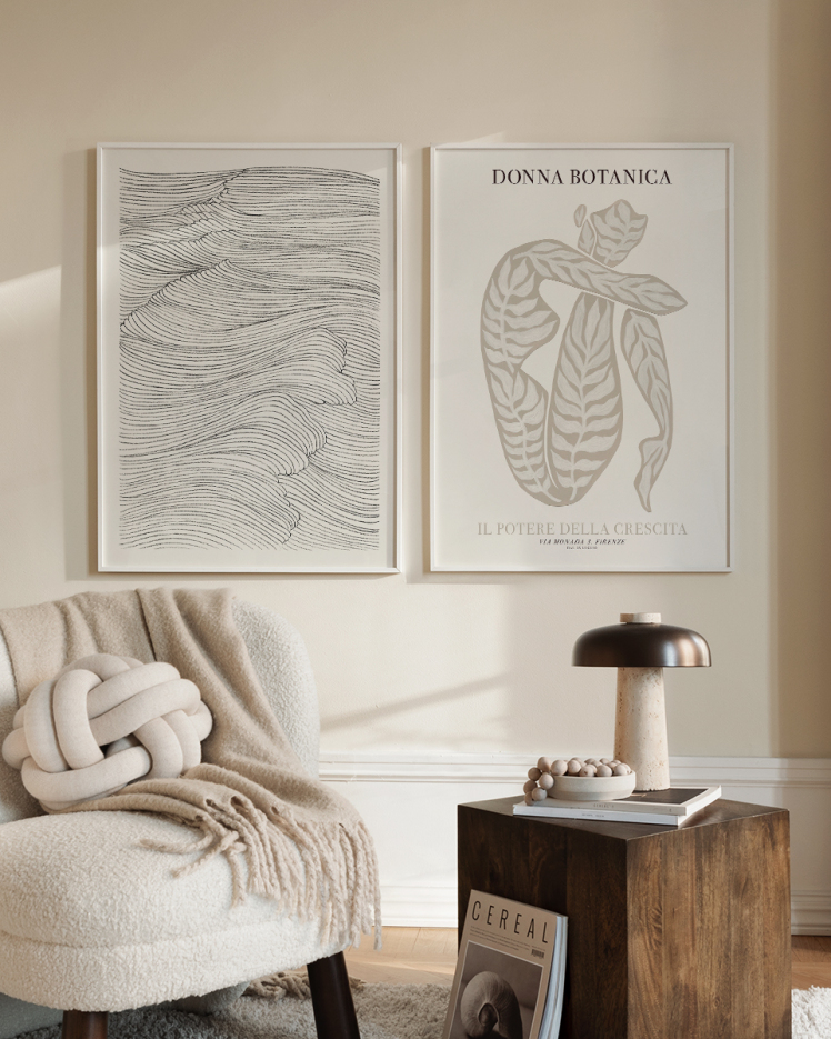 تابلو دکوراتیو دو تکه ( تریپتیک Triptych ) کد 80