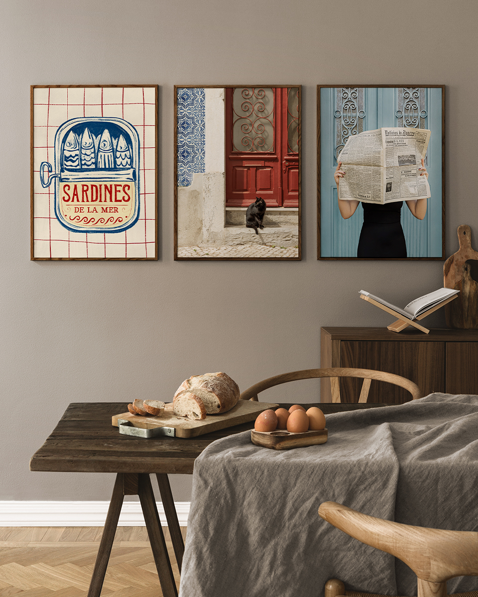  تابلو دکوراتیو سه تکه ( تریپتیک Triptych ) کد 1204 