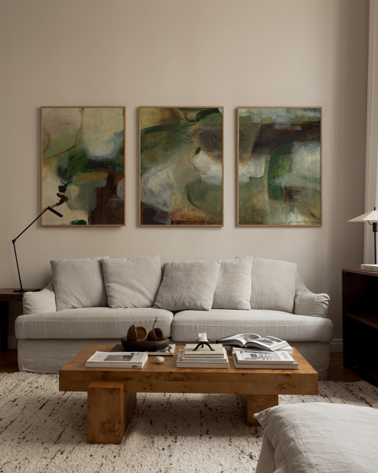 تابلو دکوراتیو سه تکه ( تریپتیک Triptych ) کد 119