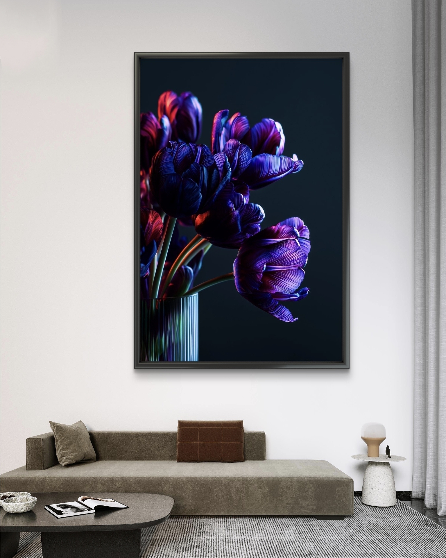  تابلو عکس گل و گیاه کد 2817 