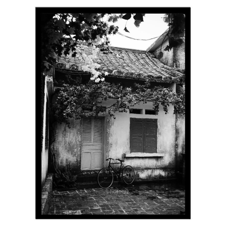 تابلو عکس سیاه و سفید کد 2630