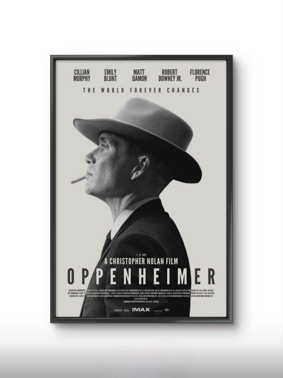  تابلو عکس فیلم و سریال ( اوپنهایمر - Oppenheimer ) کد 3216 