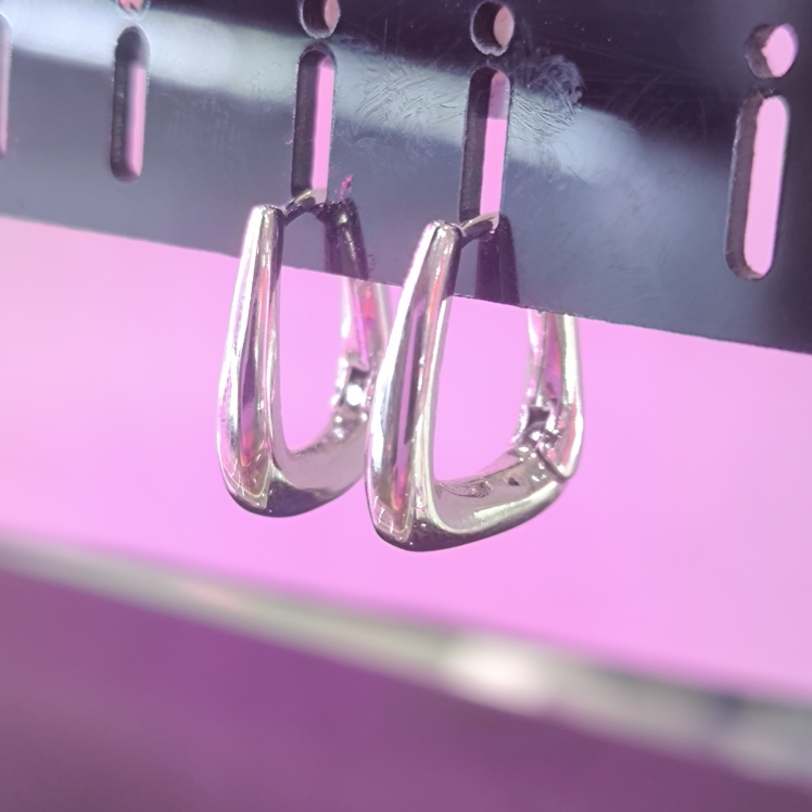 گوشواره استیل رنگ ثابت