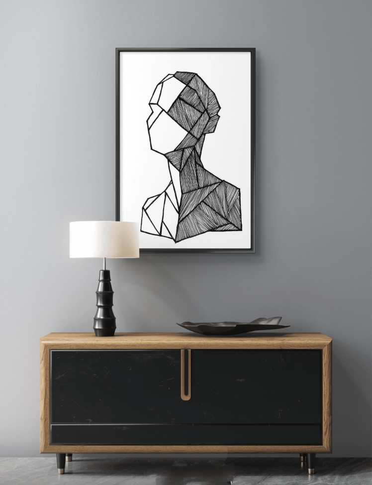 تابلو عکس مینیمال کد 2957