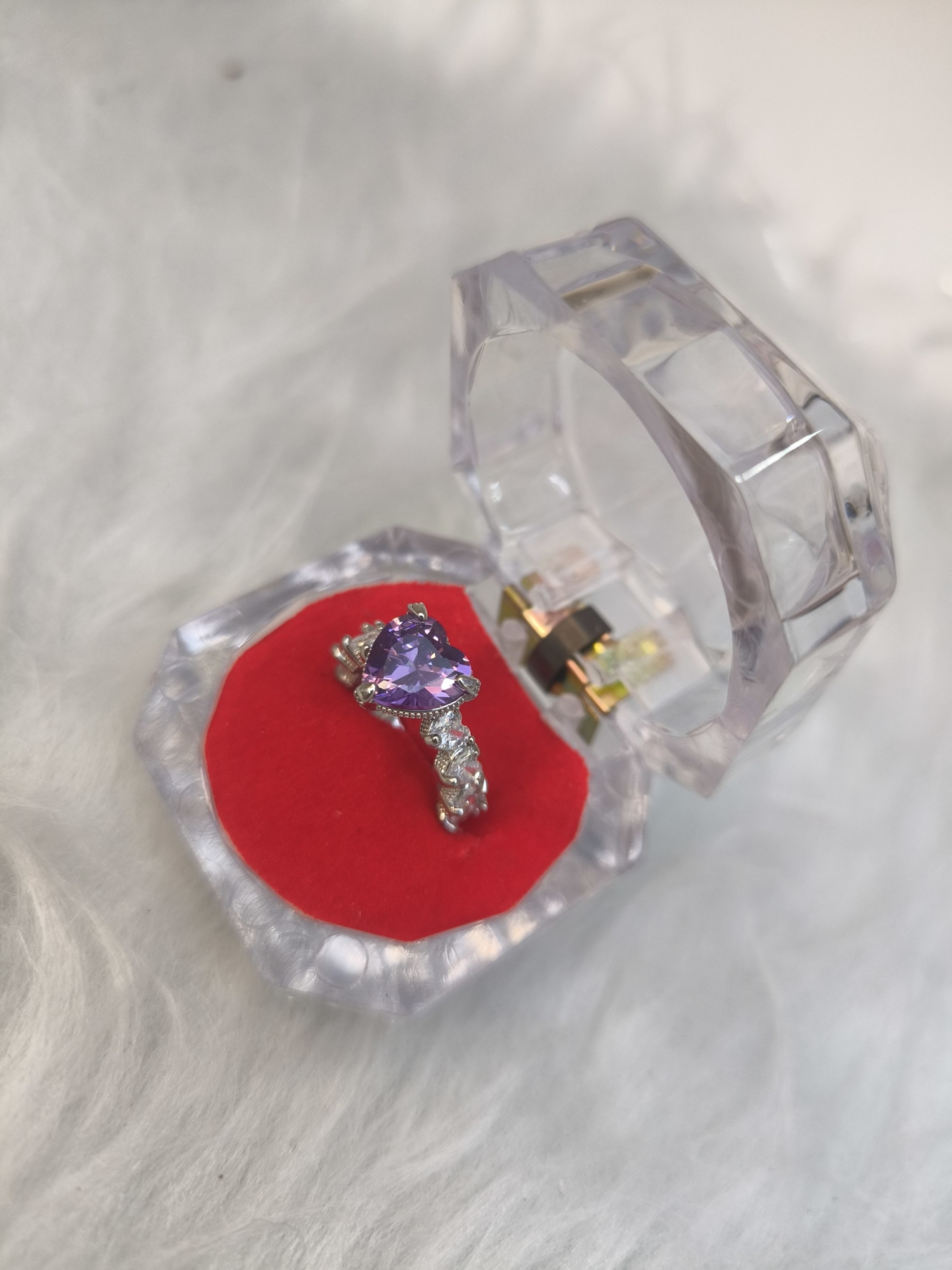  انگشتر جواهری زنانه (فری سایز) 