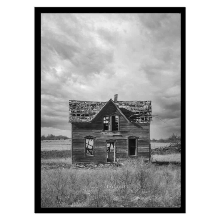 تابلو عکس سیاه و سفید کد 2553