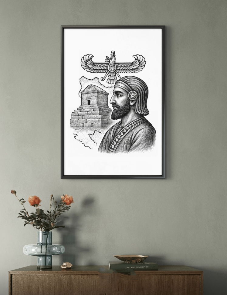 تابلو عکس باستان ایران کد 2939