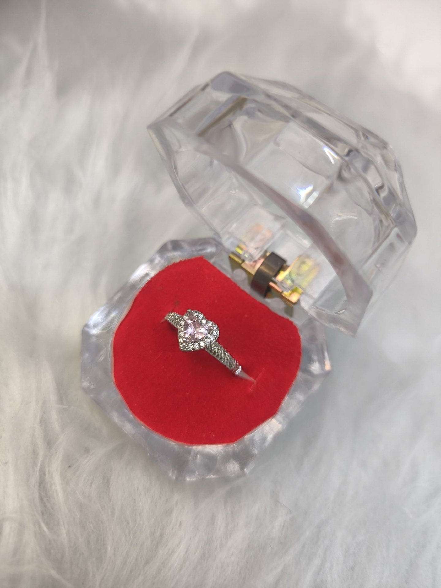  انگشتر جواهری زنانه (فری سایز) 