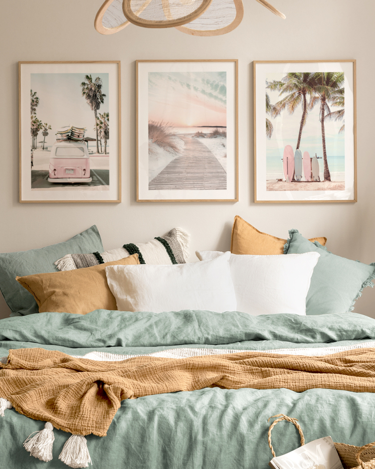 تابلو دکوراتیو سه تکه ( تریپتیک Triptych ) کد 144