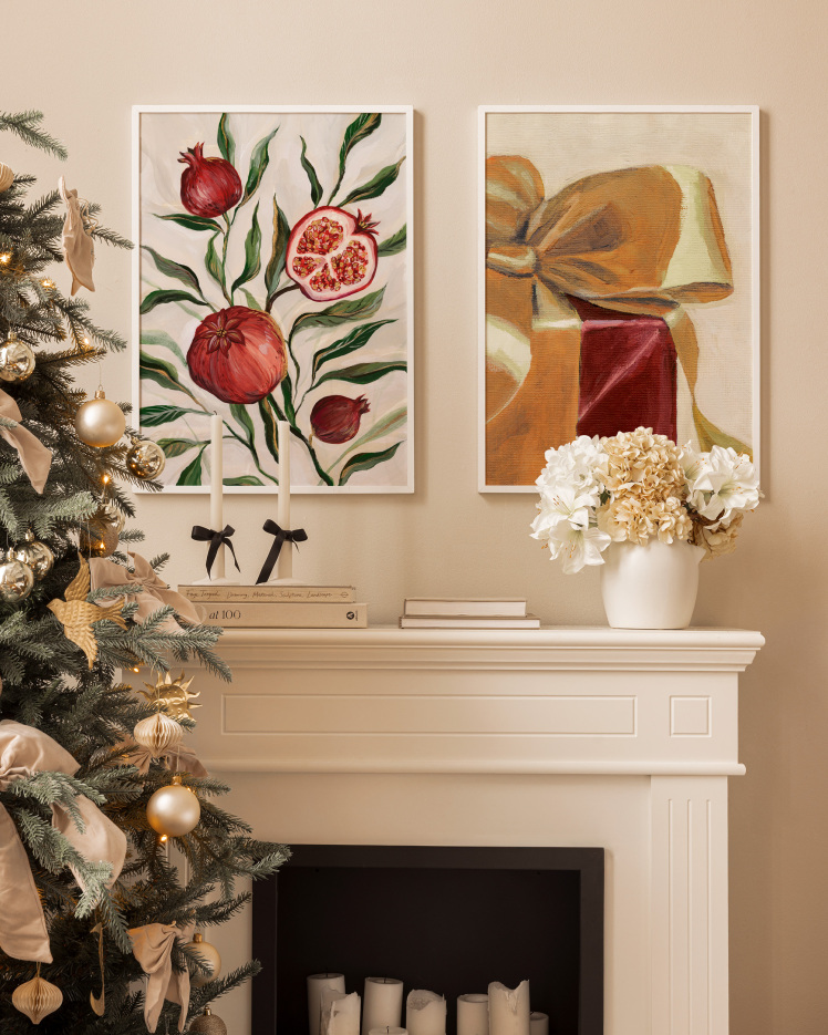 تابلو دکوراتیو دو تکه ( تریپتیک Triptych ) کد 173