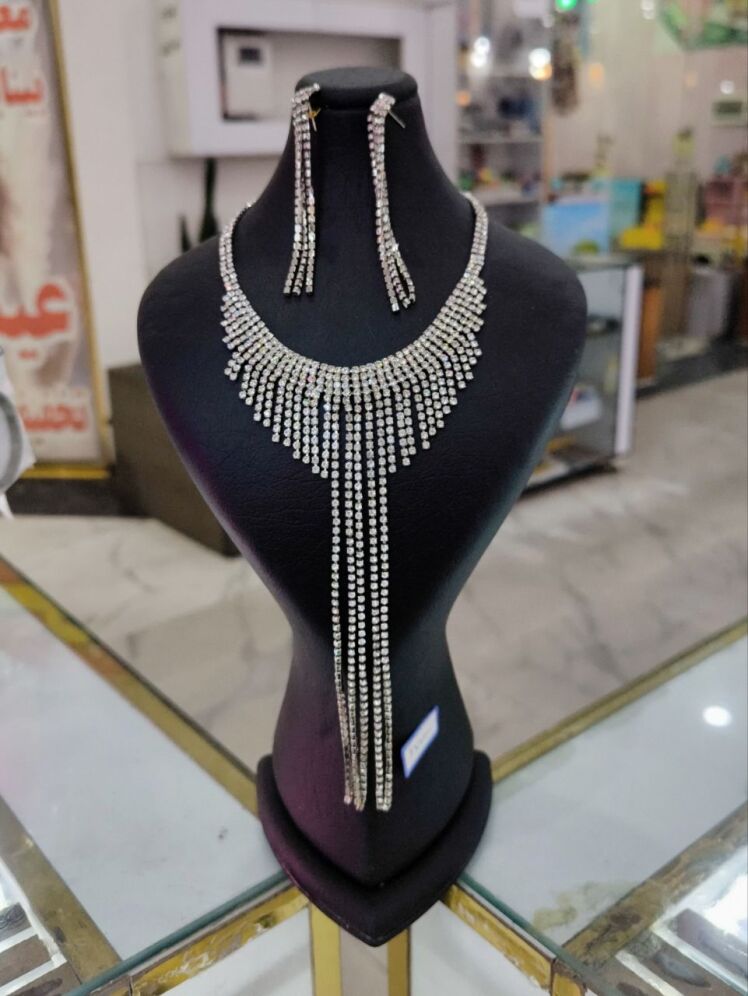 نیم ست جواهری آبکاری رادیوم