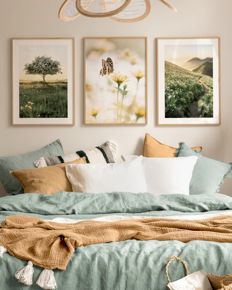 تابلو دکوراتیو سه تکه ( تریپتیک Triptych ) کد 147