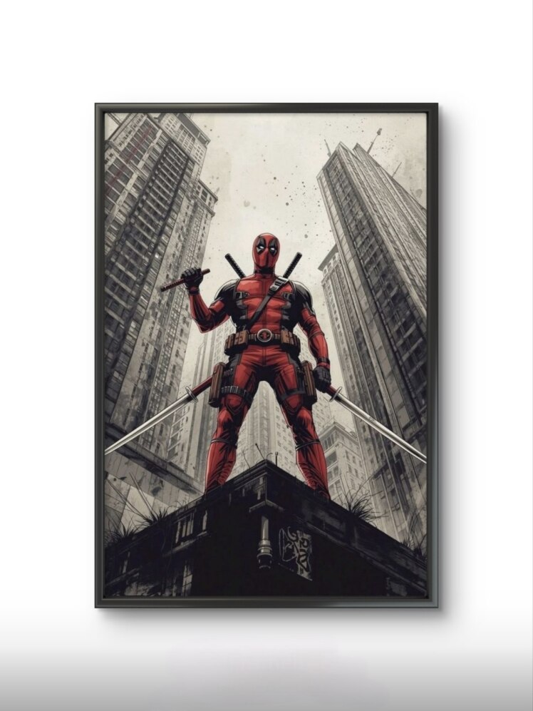 تابلو عکس فیلم و سریال ( ددپول - Deadpool ) کد 3245