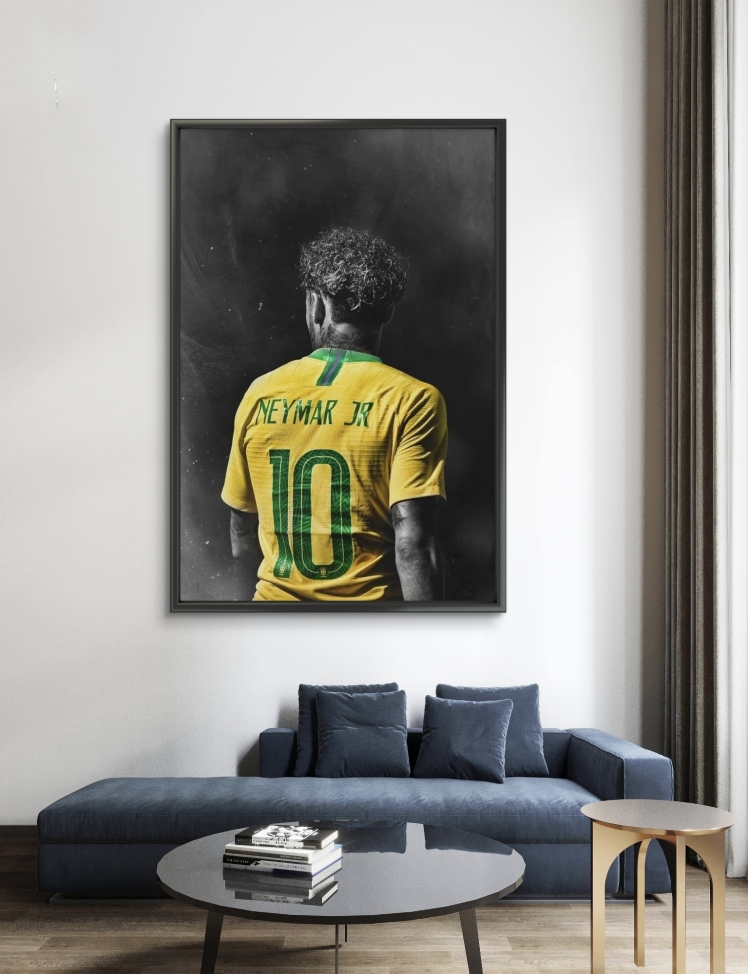 تابلو عکس فوتبالی نیمار کد 2870