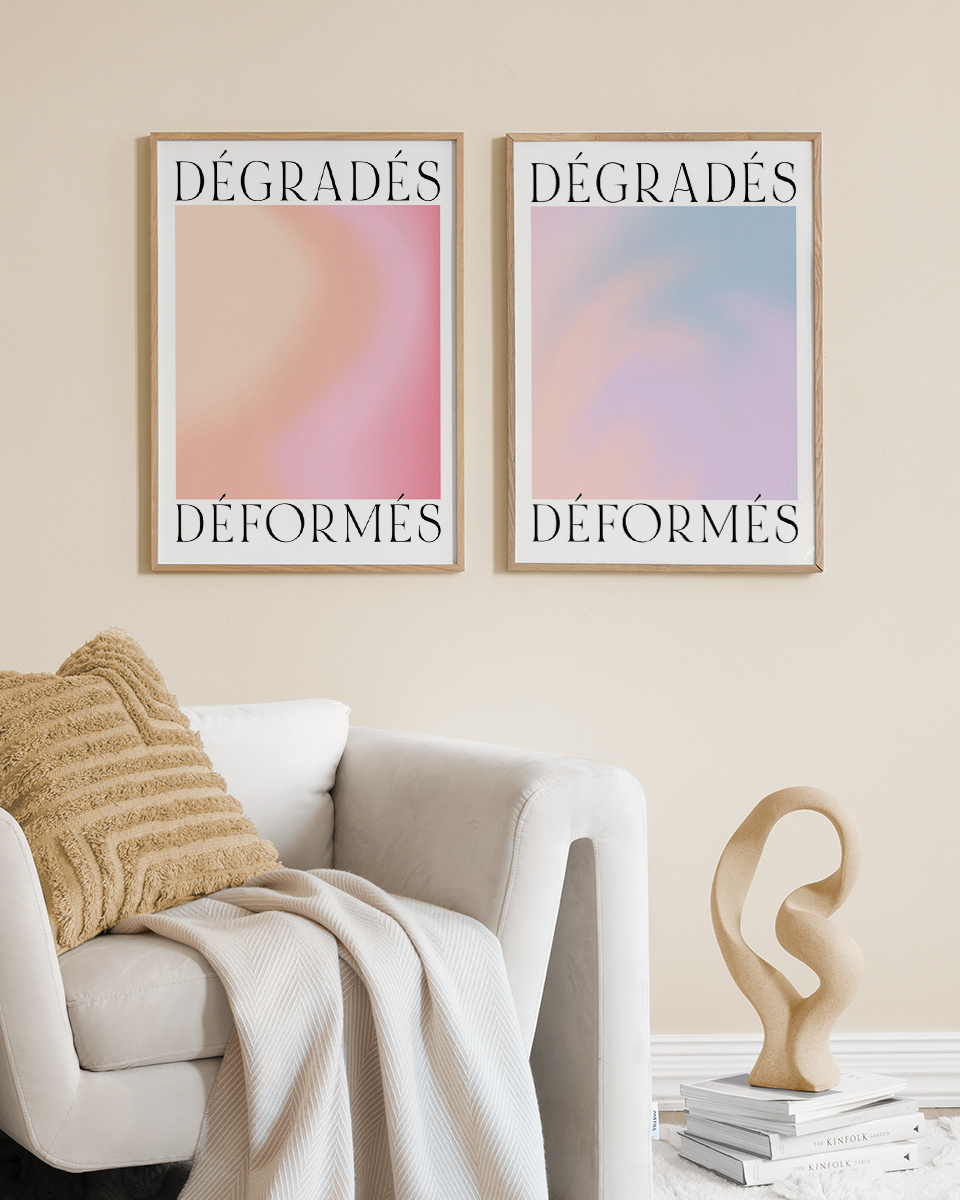 تابلو دکوراتیو دو تکه ( تریپتیک Triptych ) کد 159