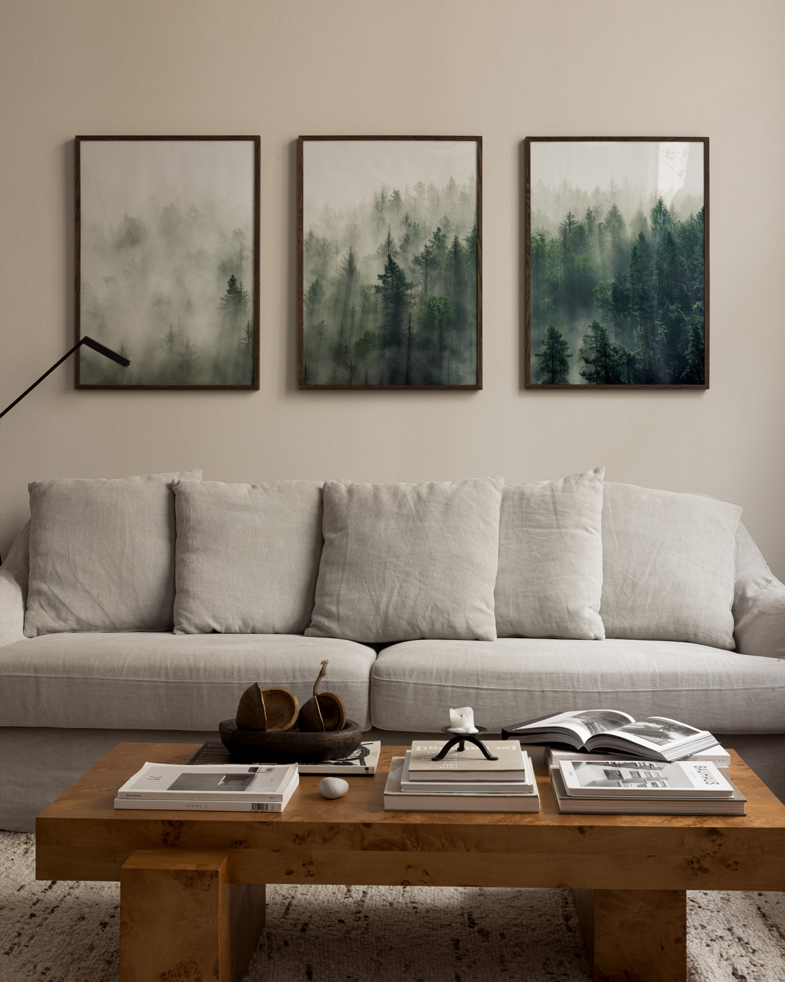 تابلو دکوراتیو سه تکه ( تریپتیک Triptych ) کد 111