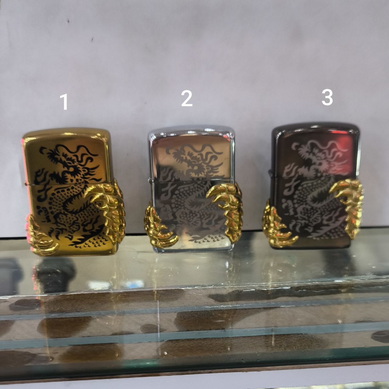  فندک هک شده اژدها زیپو 