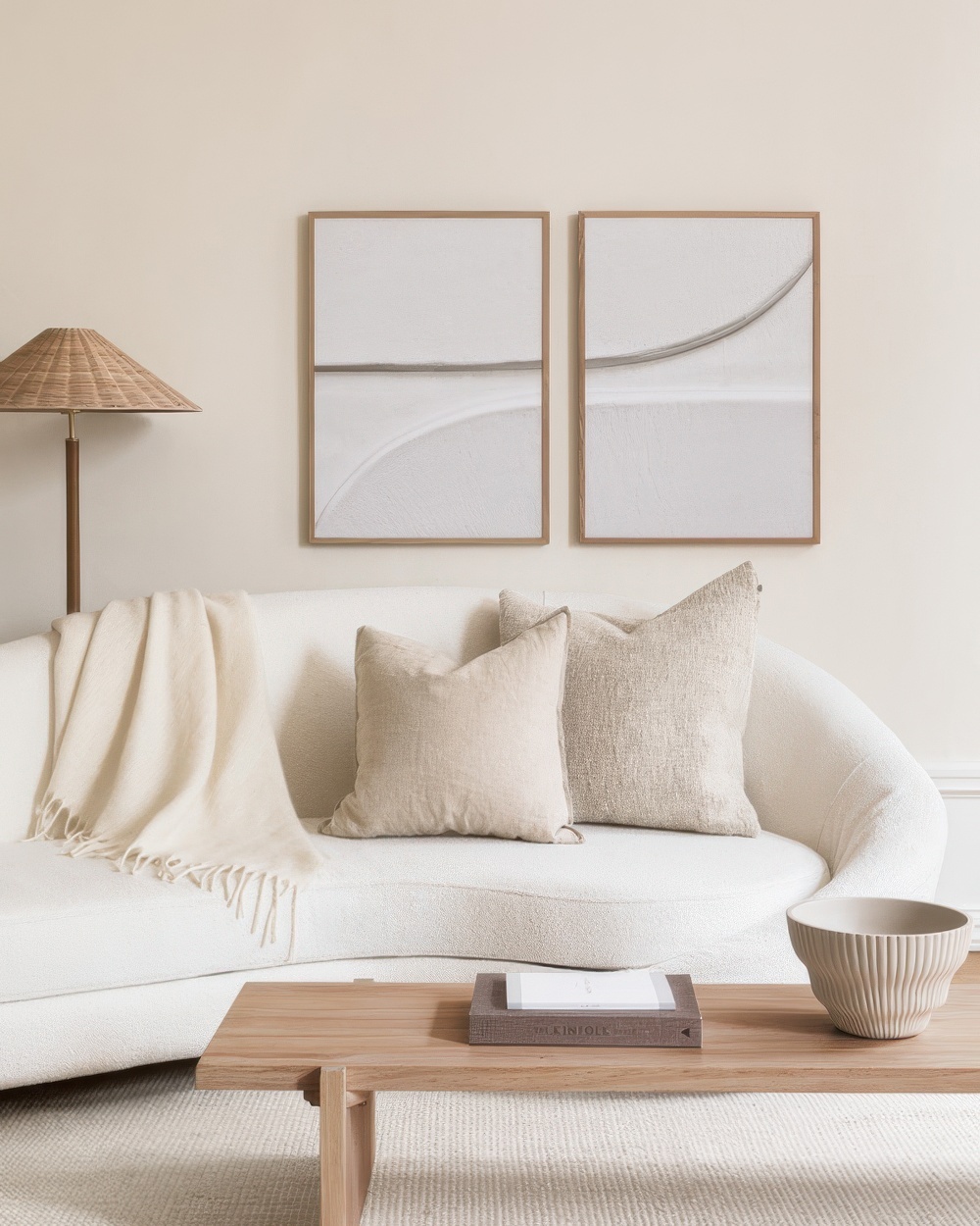  تابلو دکوراتیو دو تکه ( تریپتیک Triptych ) کد 71 