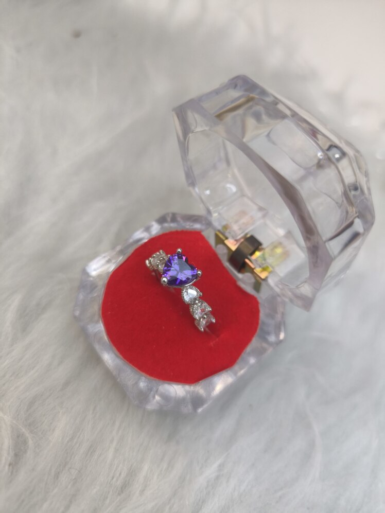 انگشتر جواهری زنانه فول نگین(فری سایز)