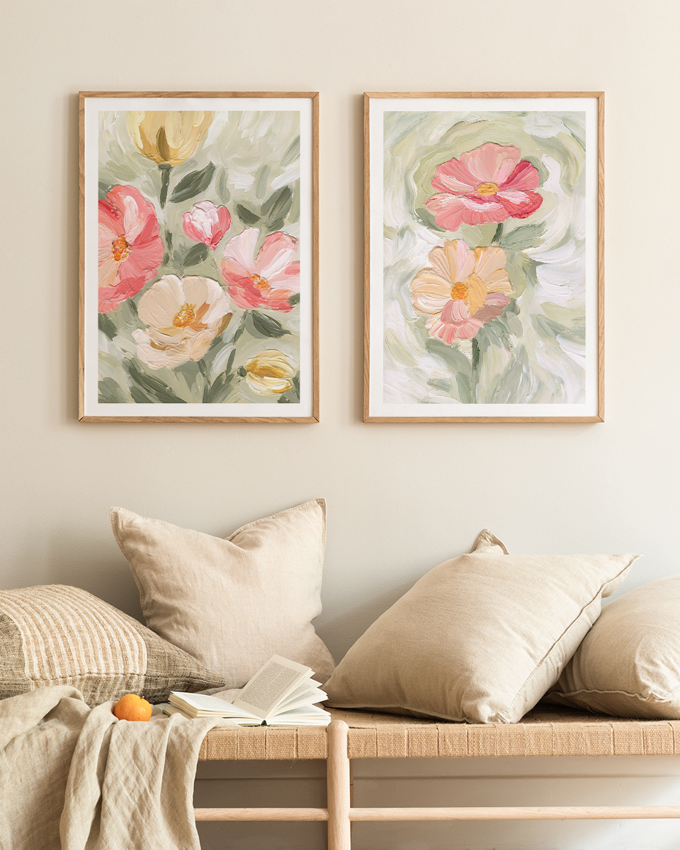  تابلو دکوراتیو دو تکه ( تریپتیک Triptych ) کد 83 