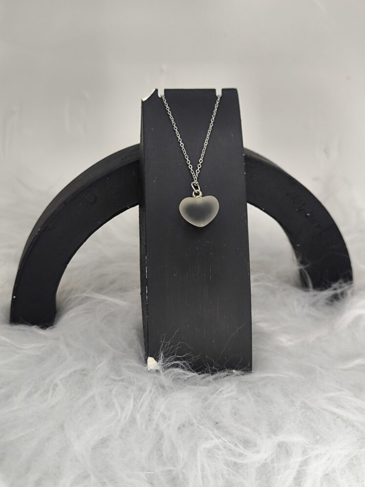 گردنبند قلب مشکی