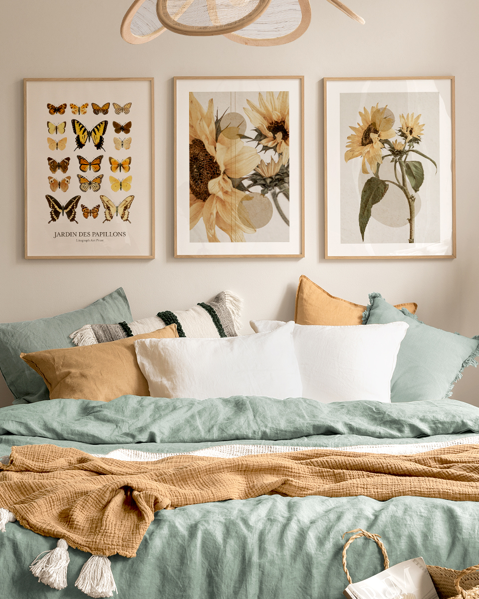 تابلو دکوراتیو سه تکه ( تریپتیک Triptych ) کد 148