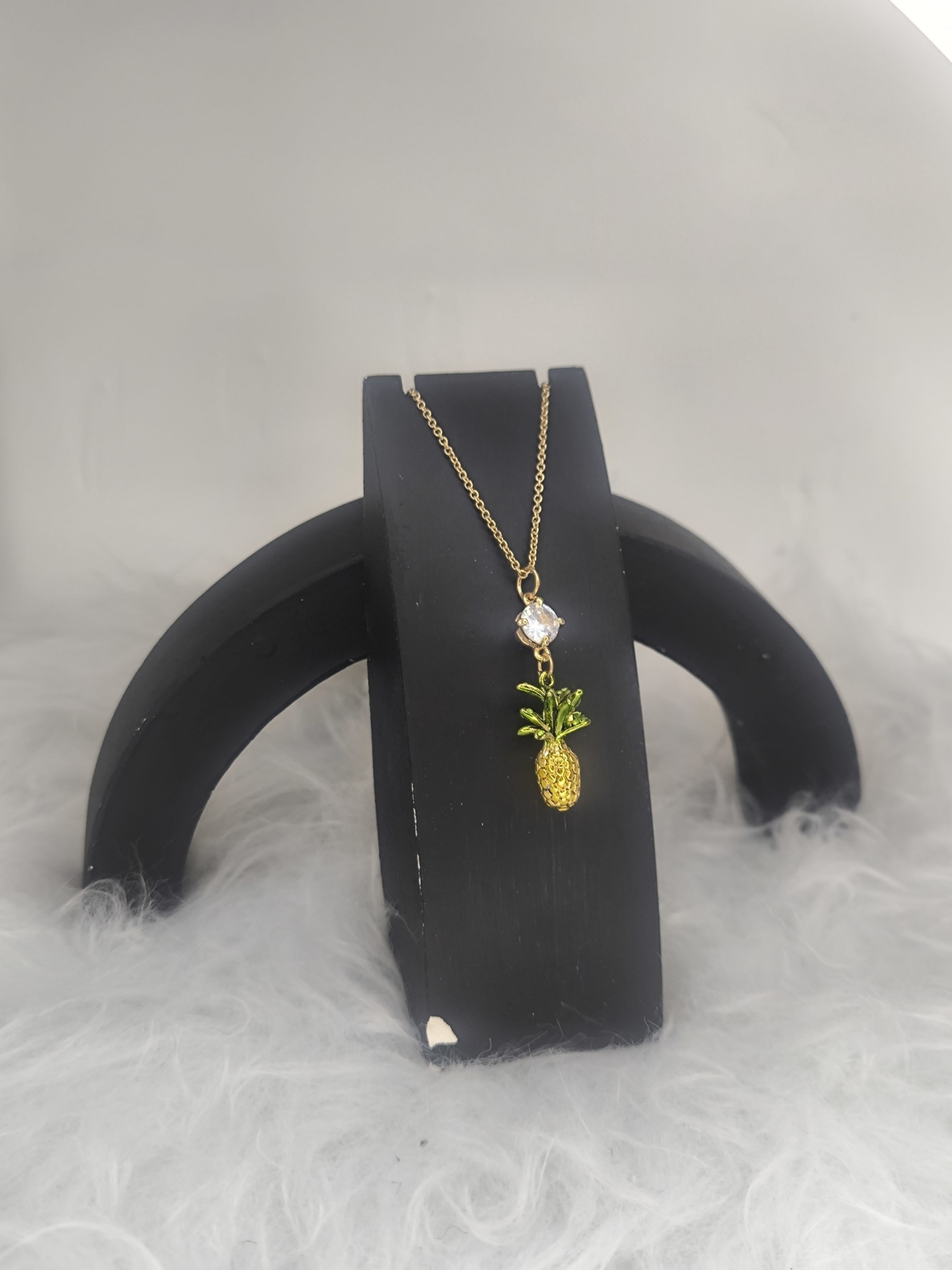 گردنبند جواهری آناناس 