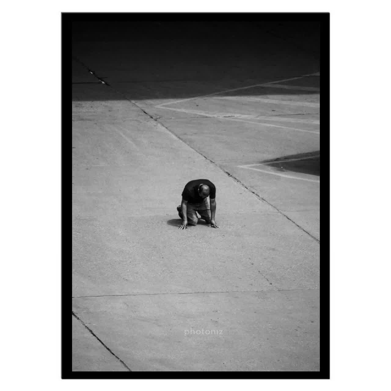  تابلو عکس سیاه و سفید کد 2640 