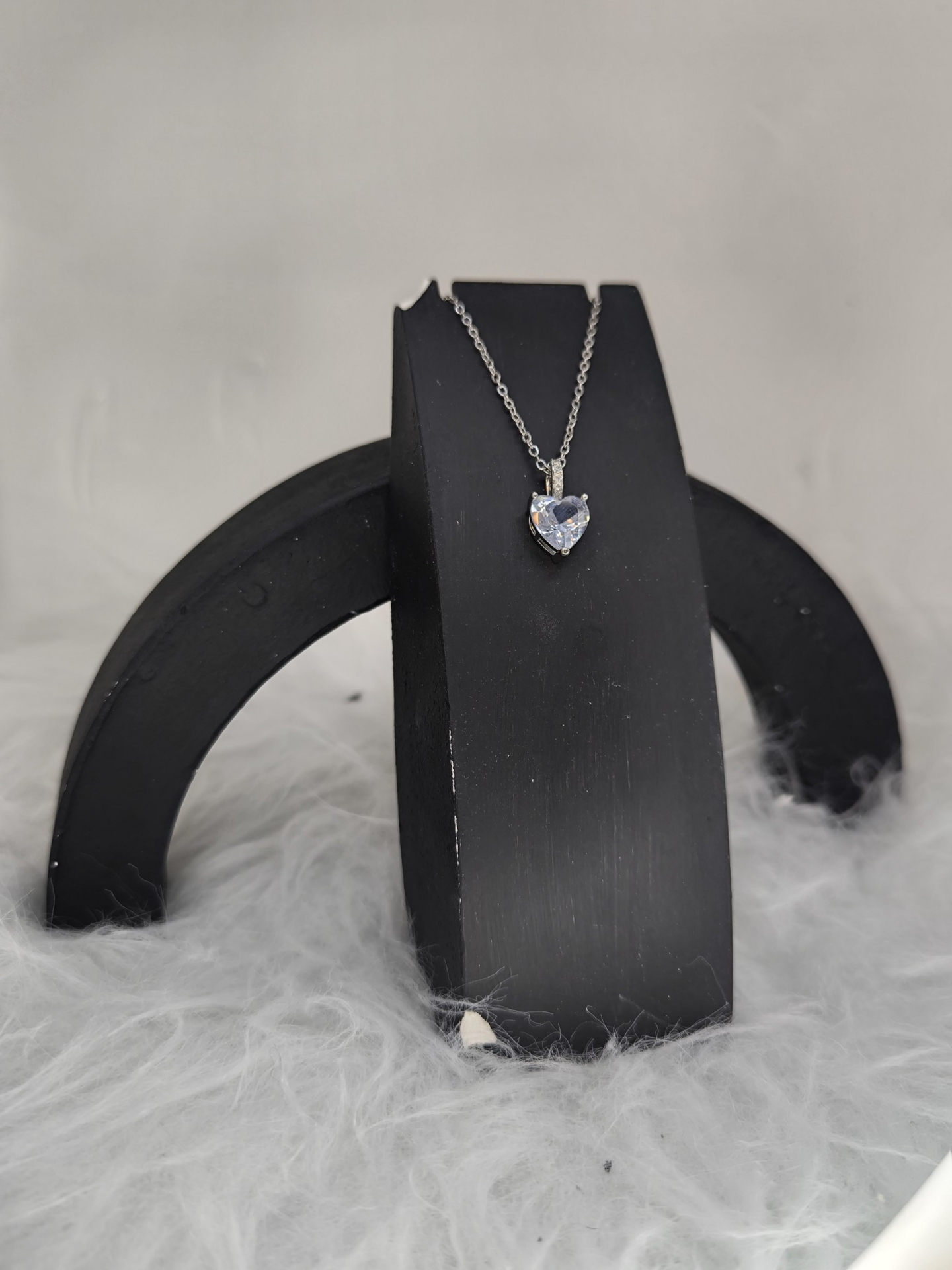  گردنبند جواهری قلب 