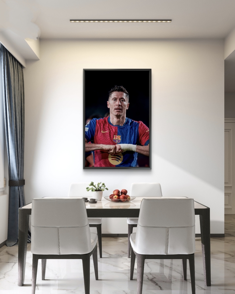 تابلو عکس فوتبالی لواندوفسکی کد 2790