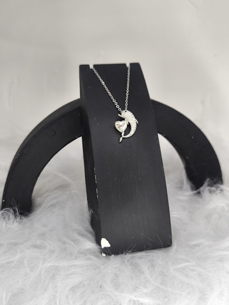 گردنبند جواهری دلفین