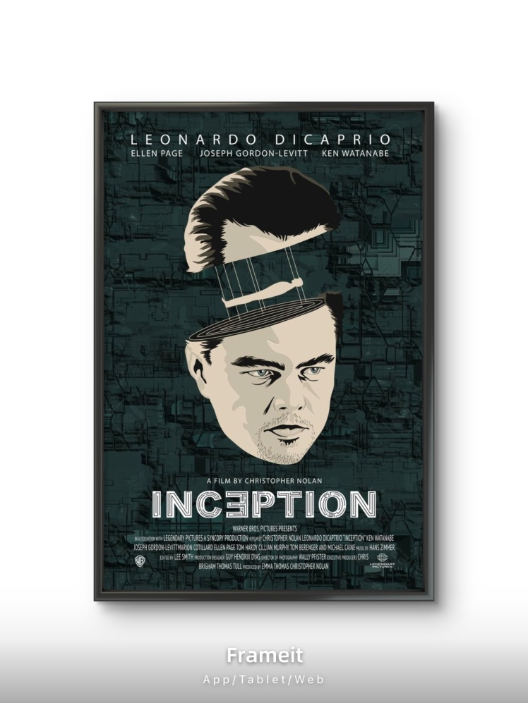 تابلو عکس فیلم و سریال ( تلقین - inception ) کد 3238