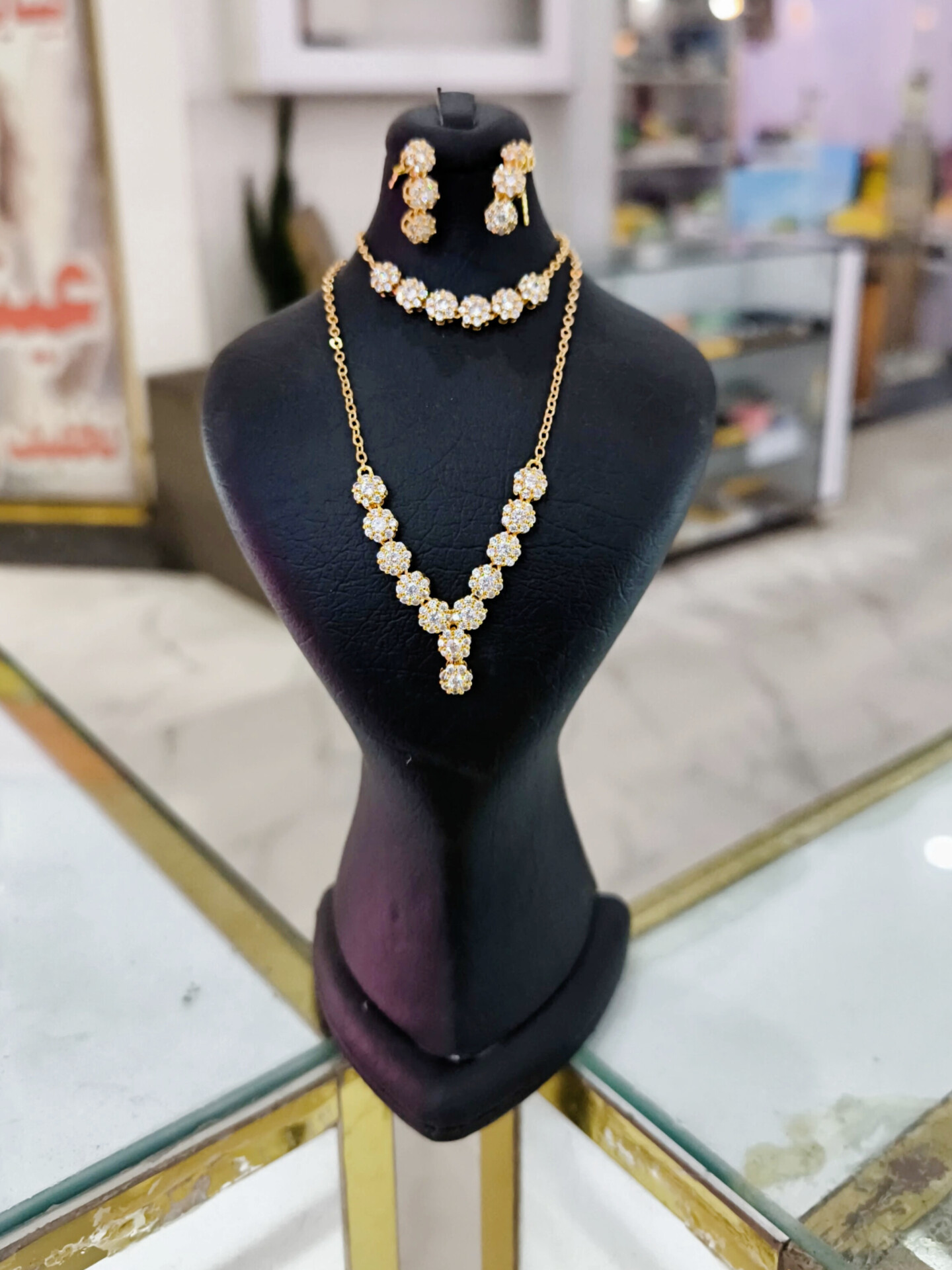  نیم ست جواهری آبکاری رادیوم 