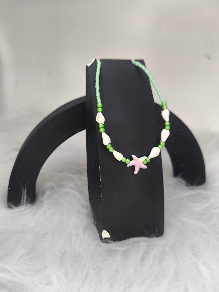 گردنبند صدف و ستاره