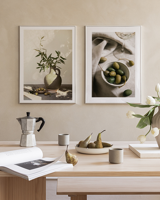 تابلو دکوراتیو دو تکه ( تریپتیک Triptych ) کد 169