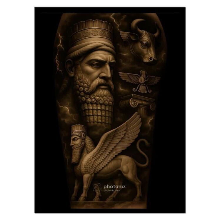 تابلو عکس باستان ایران کد 2743