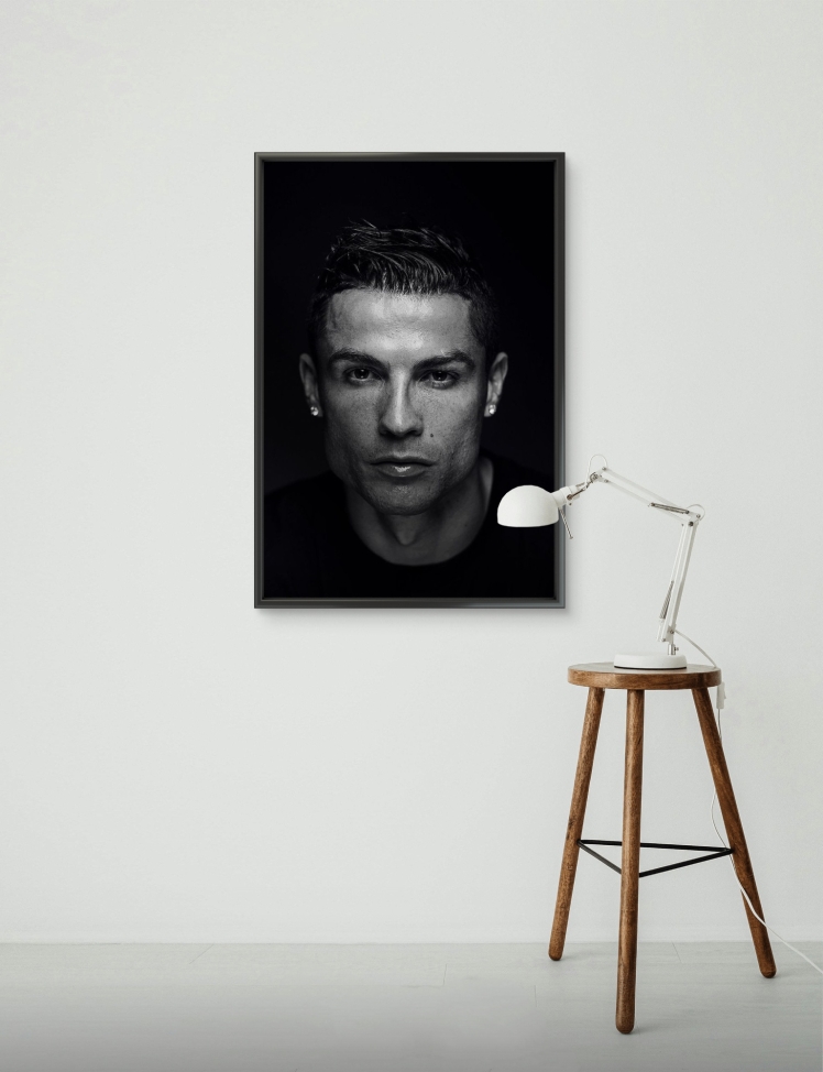 تابلو عکس فوتبالی رونالدو کد 2972