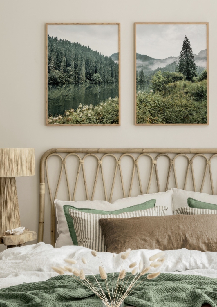 تابلو دکوراتیو دو تکه ( تریپتیک Triptych ) کد 188