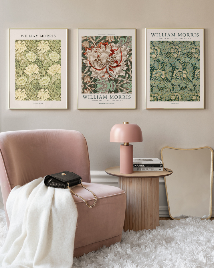 تابلو دکوراتیو سه تکه ( تریپتیک Triptych ) کد 1226