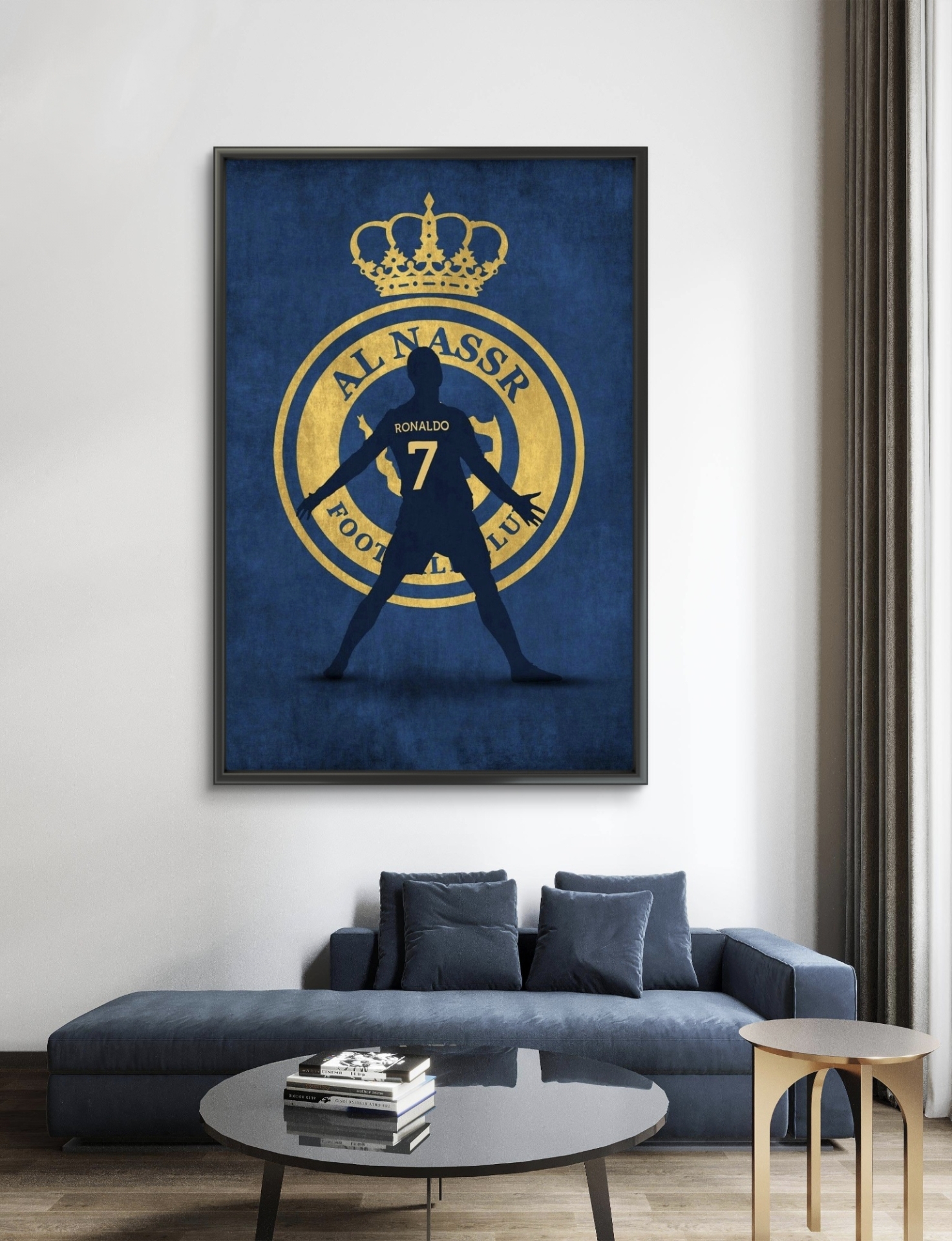  تابلو عکس فوتبالی رونالدو کد 2869 