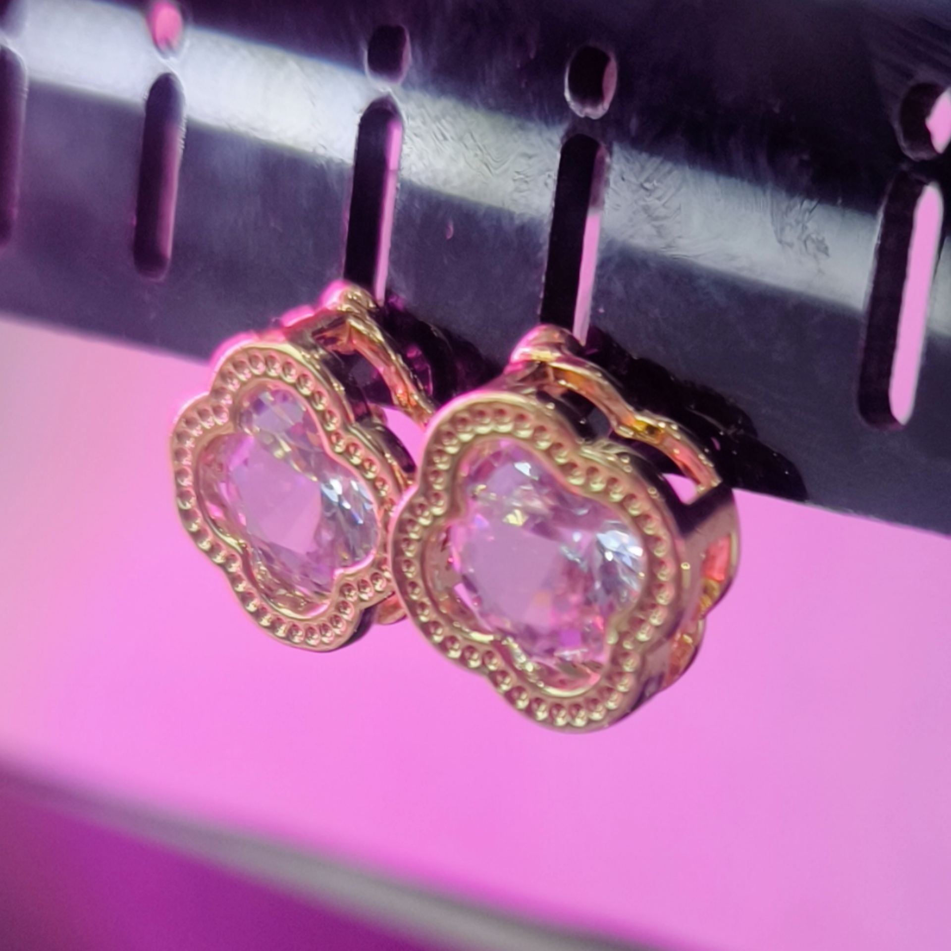  گوشواره استیل رنگ ثابت 