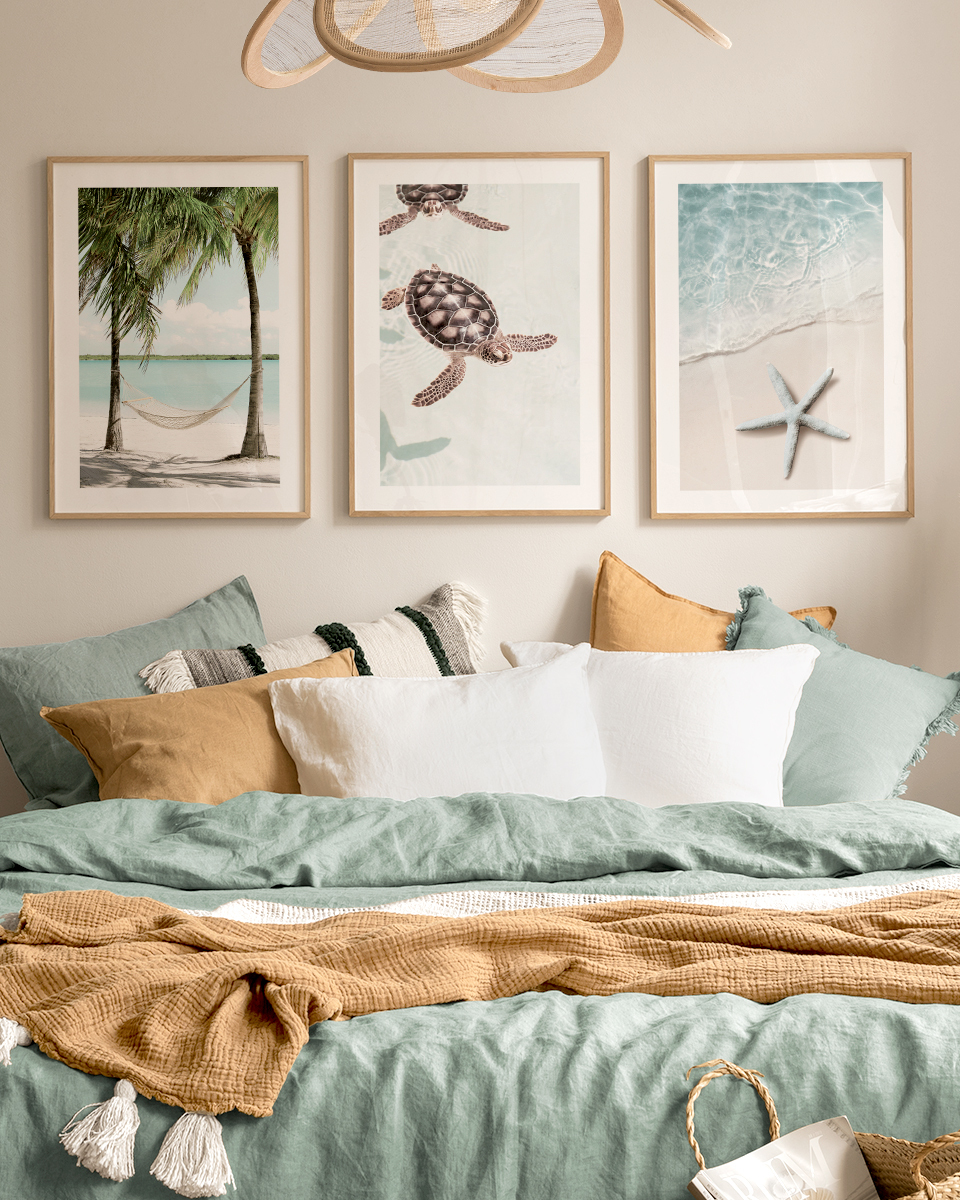 تابلو دکوراتیو سه تکه ( تریپتیک Triptych ) کد 1215