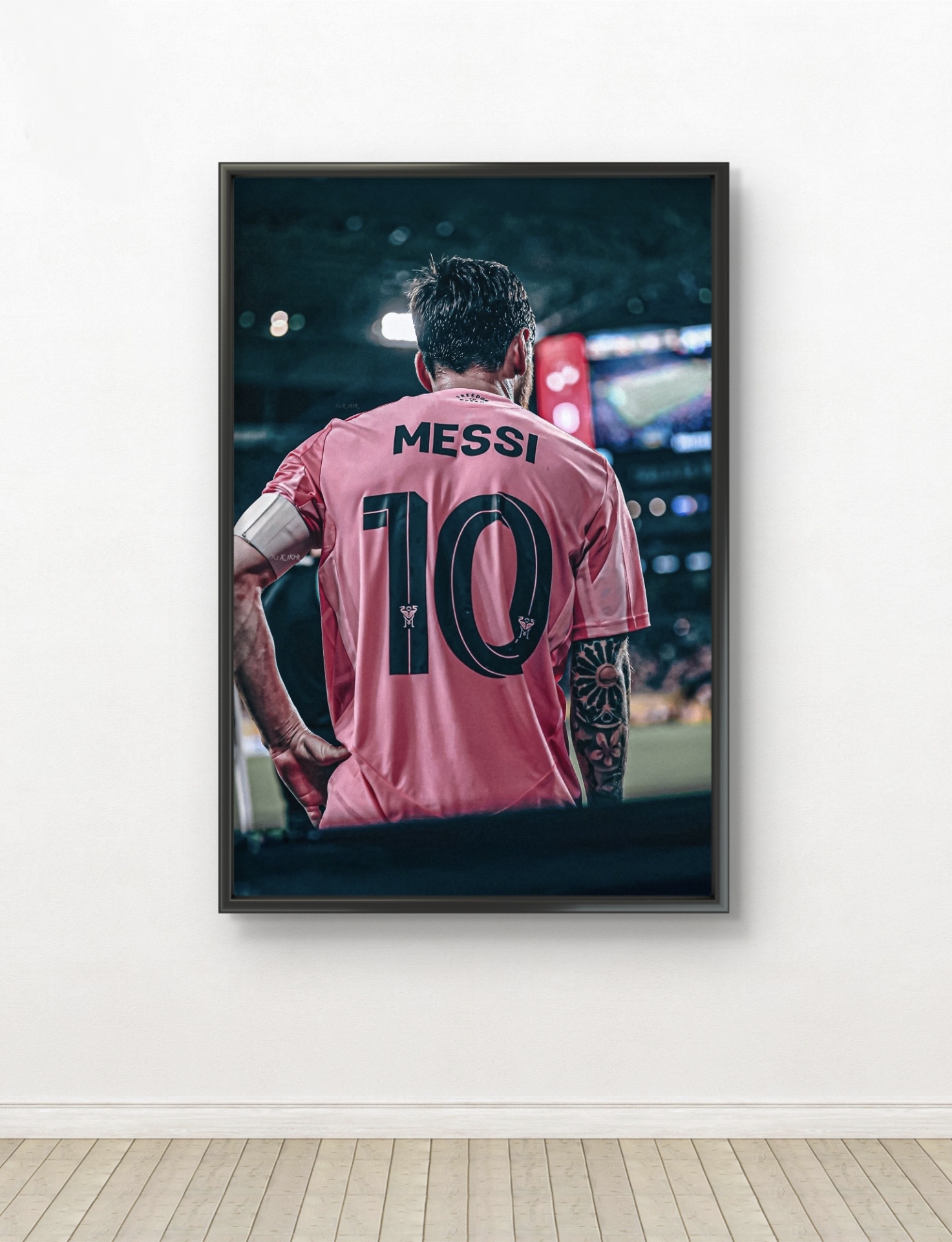  تابلو عکس فوتبالی مسی کد 2783 