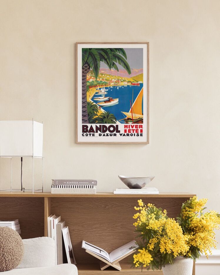 تابلو عکس منظره و طبیعت ( باندول - فرانسه ) کد 3145