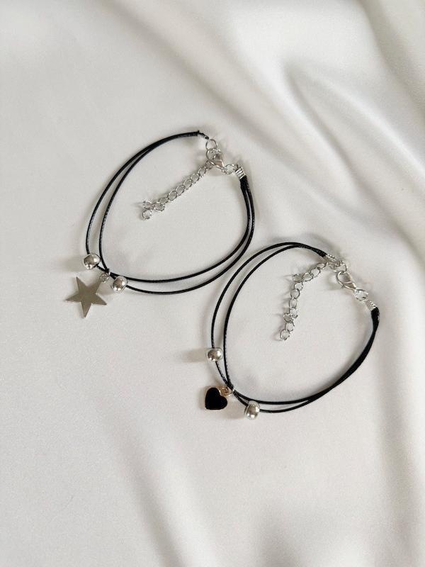  دستبند نخی ست کاپلی 