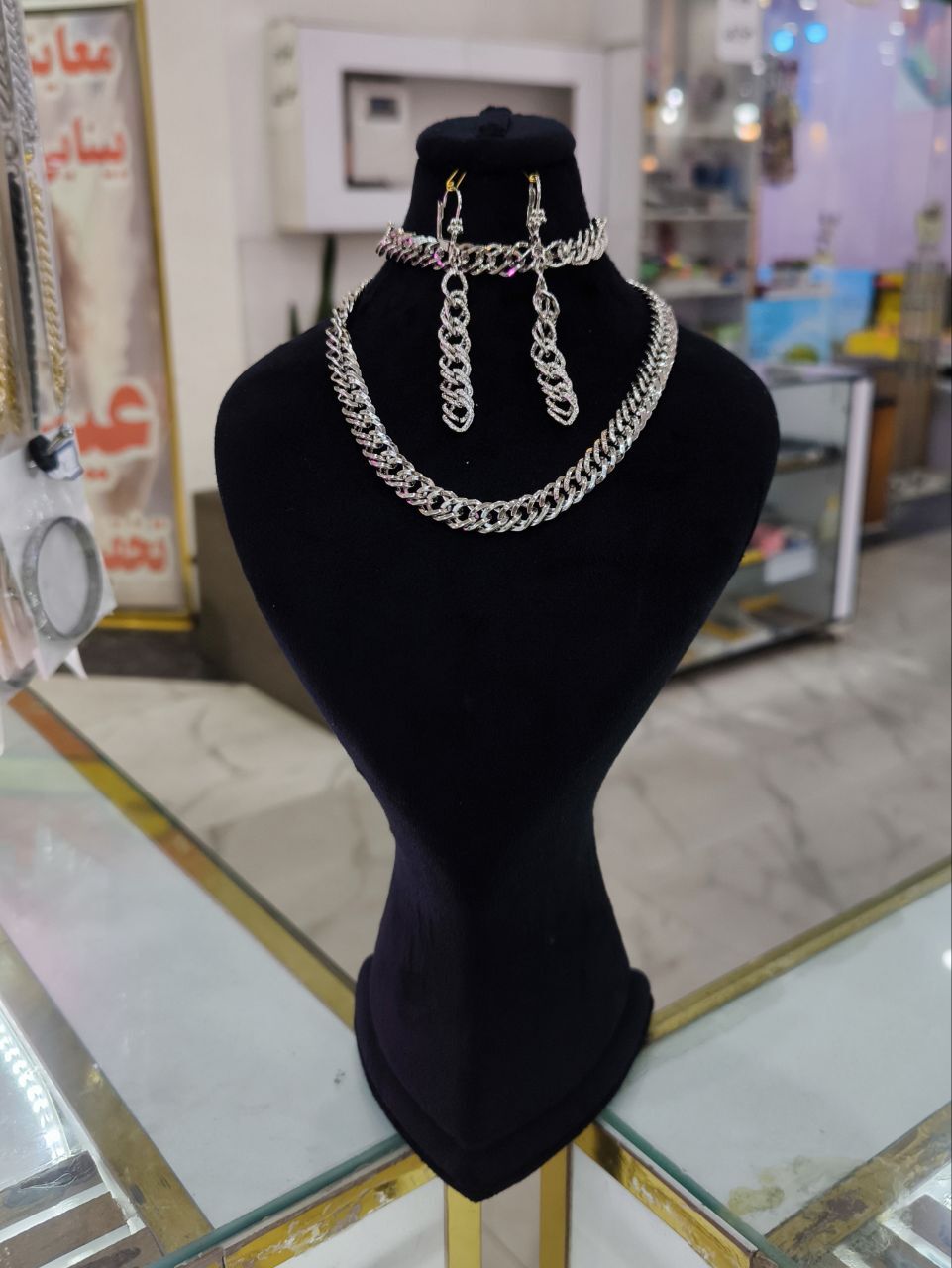  نیم ست جواهری آبکاری رادیوم 