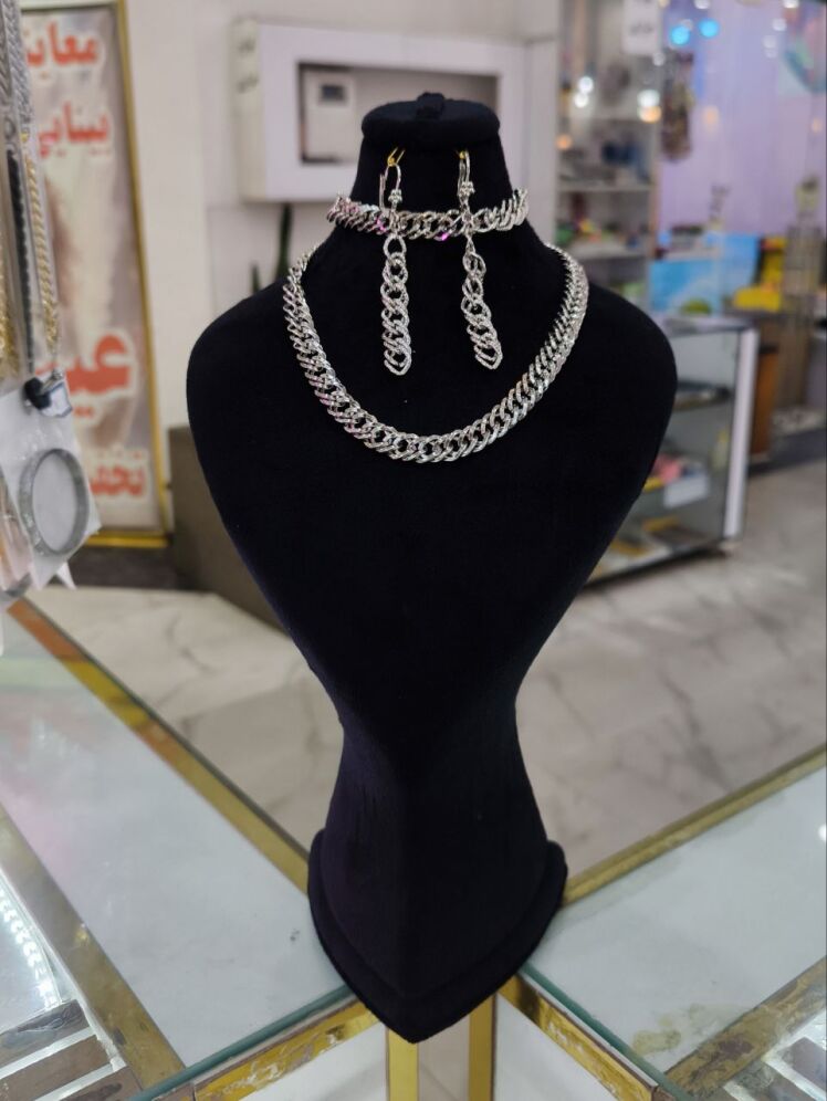 نیم ست جواهری آبکاری رادیوم