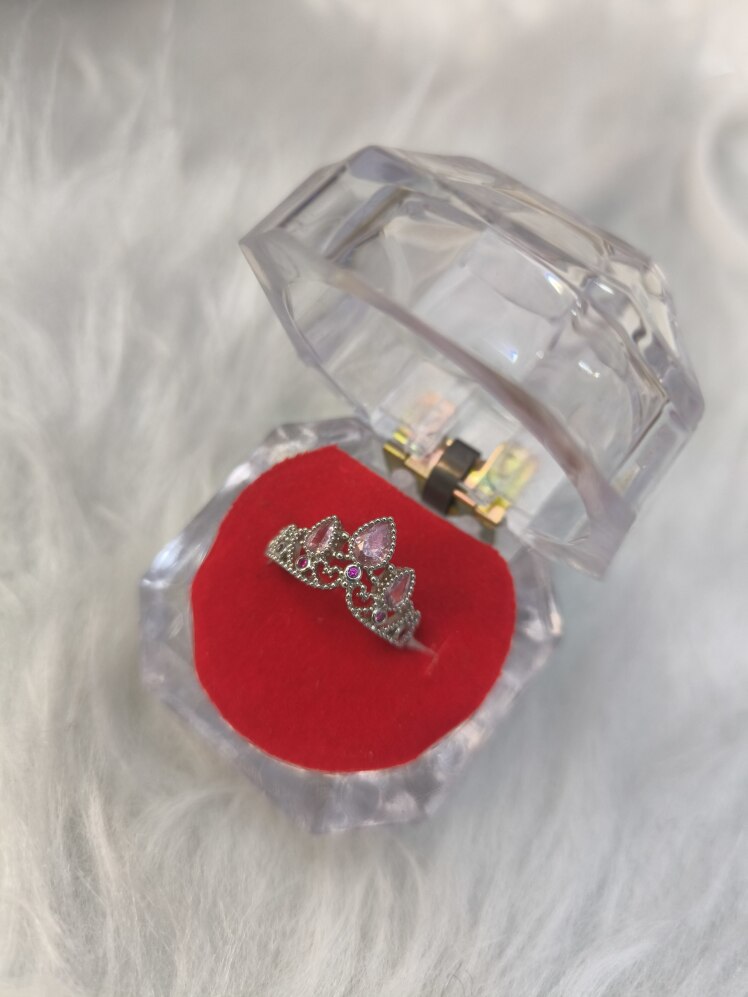 انگشتر جواهری زنانه (فری سایز)